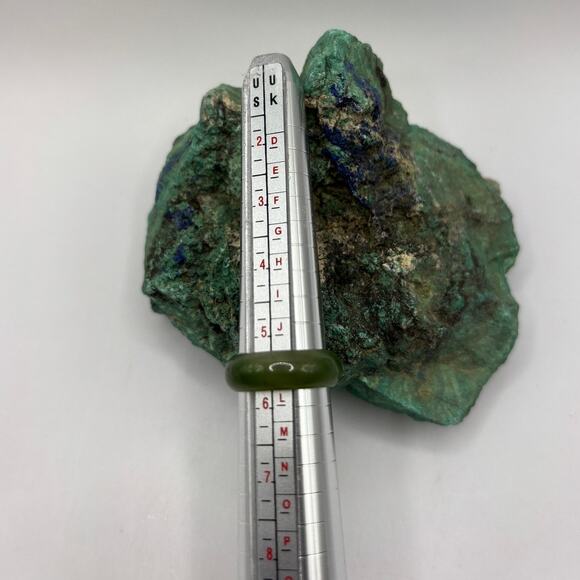 Nephrite Jade Ring - Solid Band- Size 5.5 - Picture 4 of 5